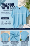 SKY BLUE - “WALKING WITH GOD” - OG T-SHIRT