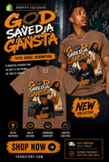 Urban Faith Apparel - “God Saved” T-Shirt