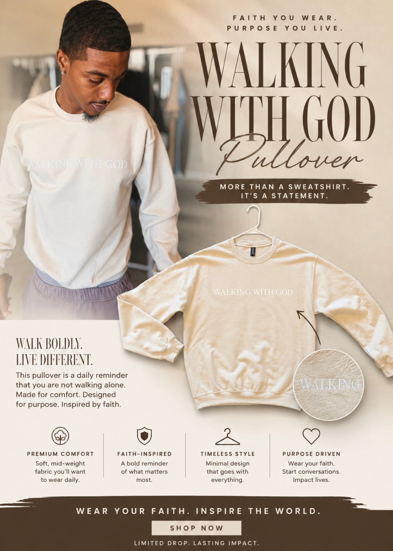 Walking With God - “Pullover”