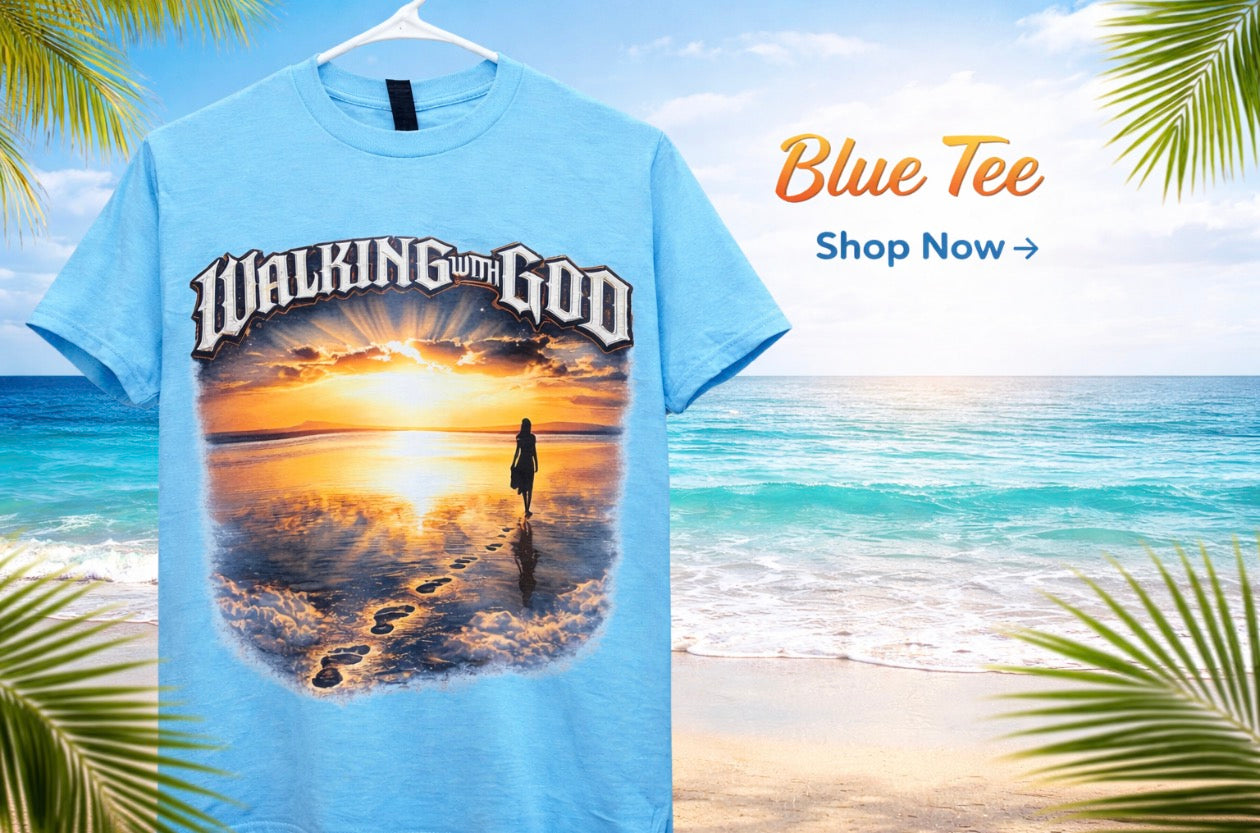 "WALKING WITH GOD" - CHAPTER 2's - GRAPHIC T-SHIRT